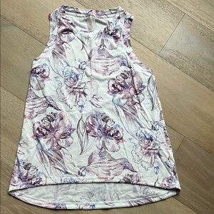 Floral Sleeveless Women's Top